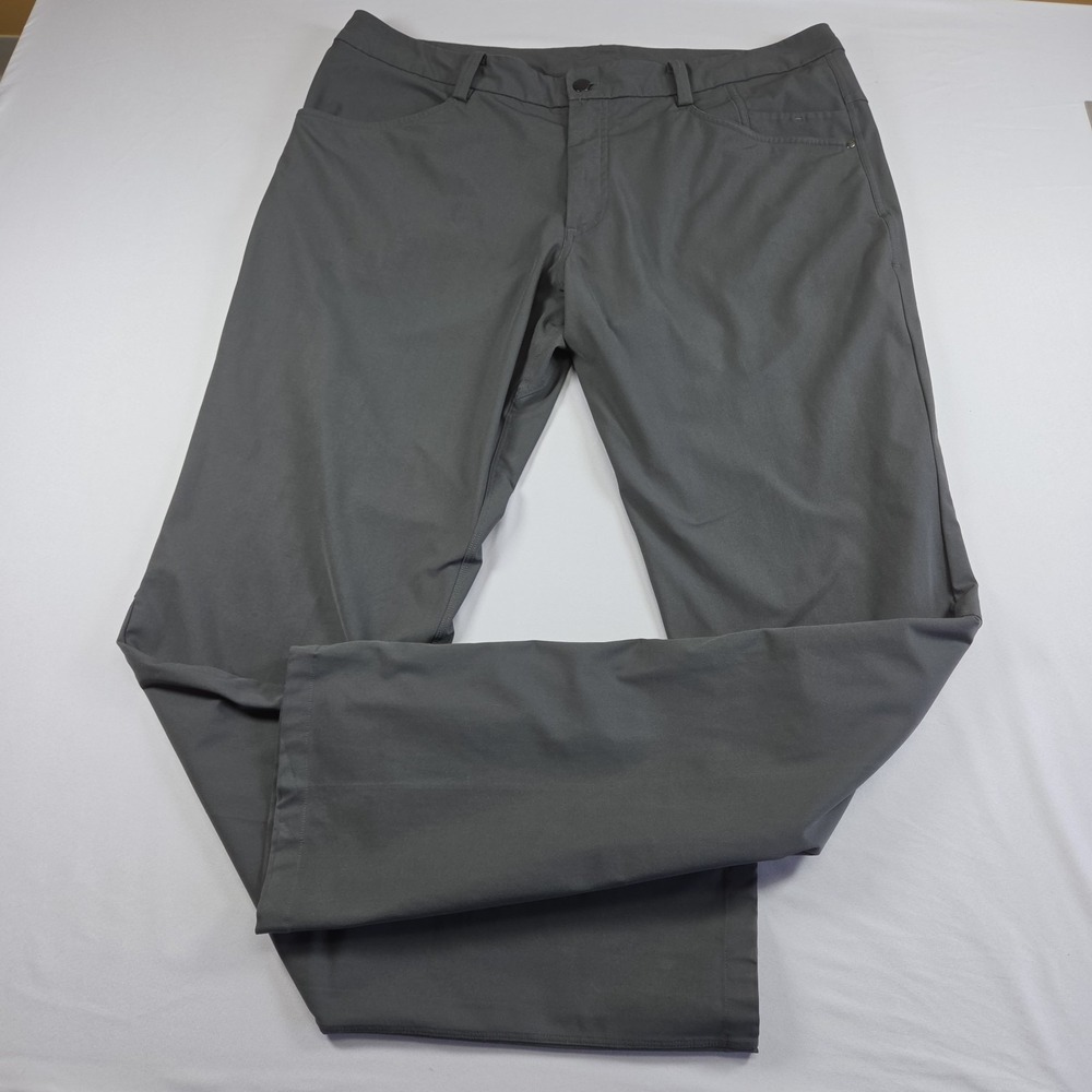 Lululemon ABC Pants Men 40x36 Black Warpstreme Athleisure Performance Tech